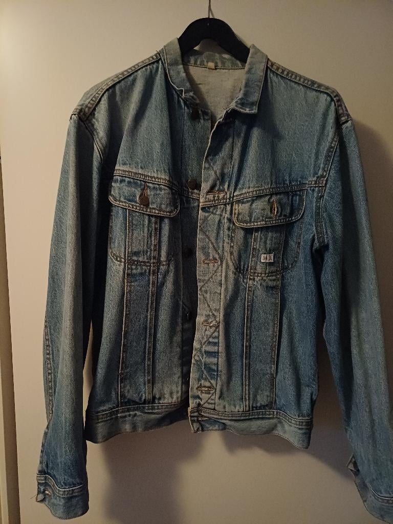 Spijkerjack Ball Medium Vintage jaren 70, Kleding | Heren, Ophalen of Verzenden, Zo goed als nieuw, Maat 48/50 (M), Blauw