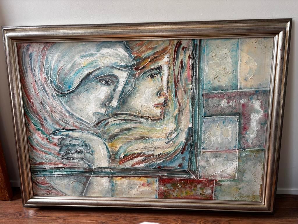 Painting schilderij modern art, Ophalen