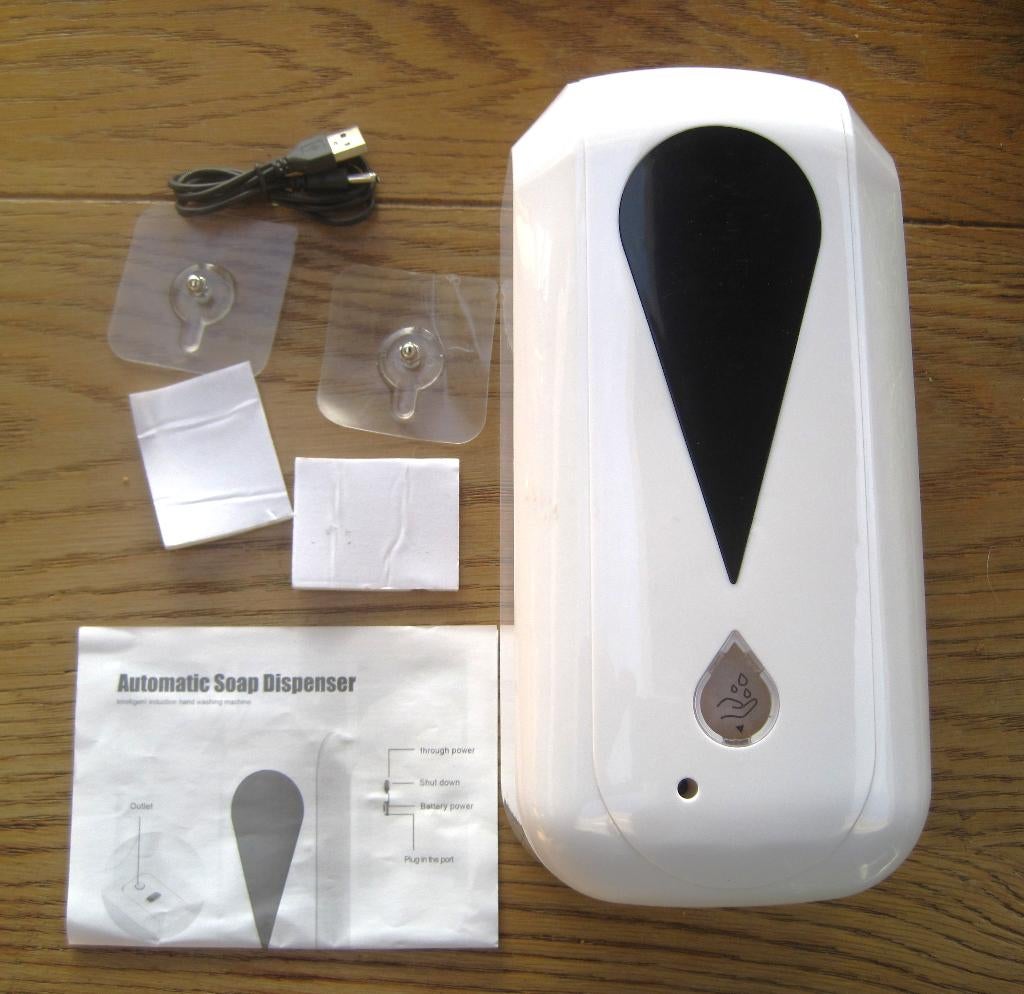 Nieuwe Automatische zeepdispenser navulbaar en oplaadbaar, Ophalen of Verzenden, Nieuw