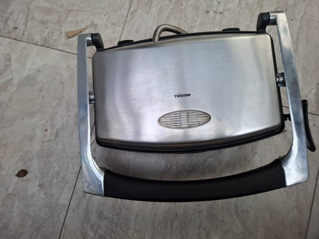 Tristar Grill: Compacte en Handige Contactgrill, Witgoed en Apparatuur, Contactgrills, Ophalen of Verzenden, Gebruikt