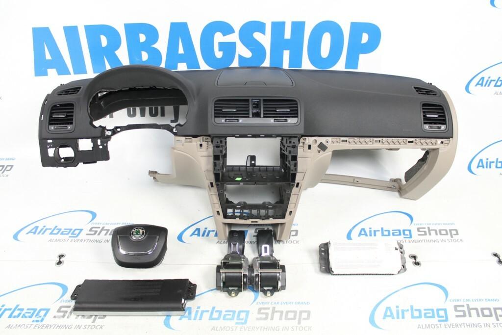 Airbag set - Dashboard beige Skoda Yeti (2009-heden)