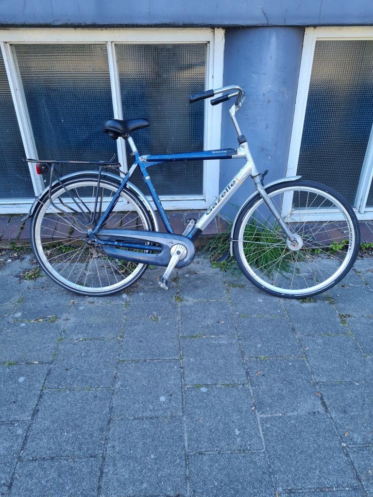 Herenfiets Gazelle 28inch met traprem doet het prima, Fietsen en Brommers, Fietsen | Heren | Herenfietsen, Ophalen, Terugtraprem