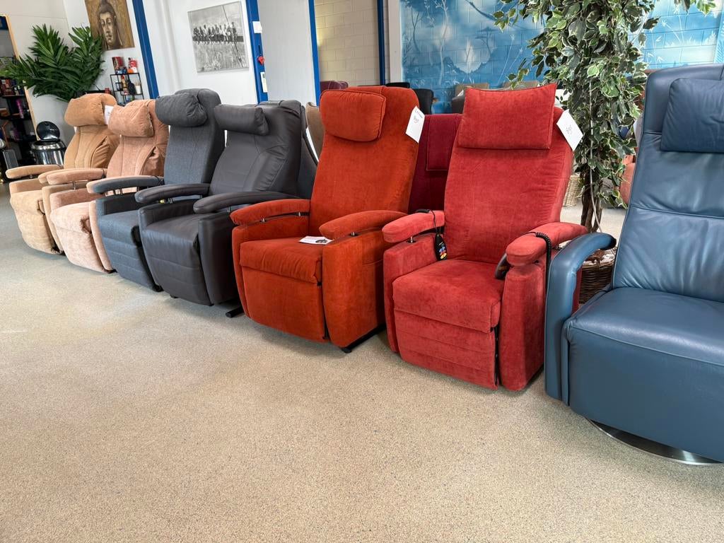 Staopstoel relaxfauteuil Fitform met slaap en kantel functie, Ophalen of Verzenden, Zo goed als nieuw