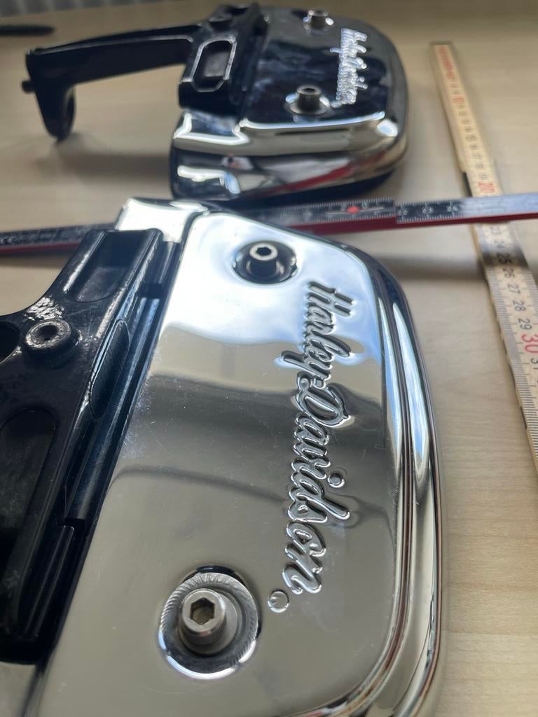Harley-Davidson Voetsteunen - Chroom, Ophalen of Verzenden, Gebruikt