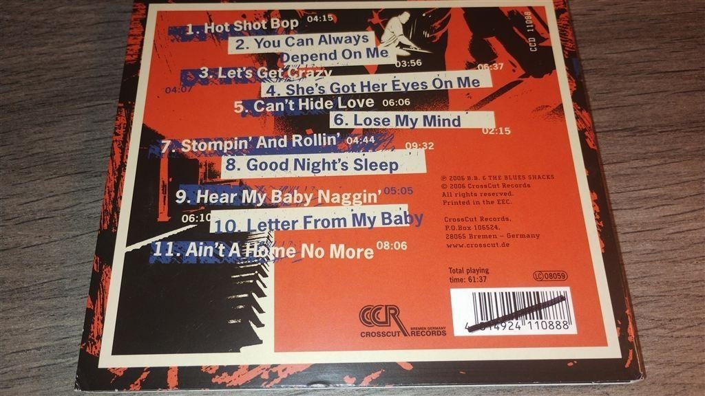 B.B. & The Blues Shacks ‎- Live At Vier Linden, Ophalen of Verzenden, 1980 tot heden, Zo goed als nieuw, Jazz