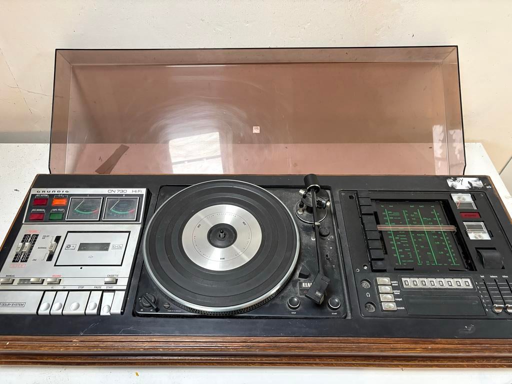 Vintage Grundig CN 730 Hifi Muziekcenter met Platenspeler, Ophalen, Niet werkend, Platenspeler, Overige merken