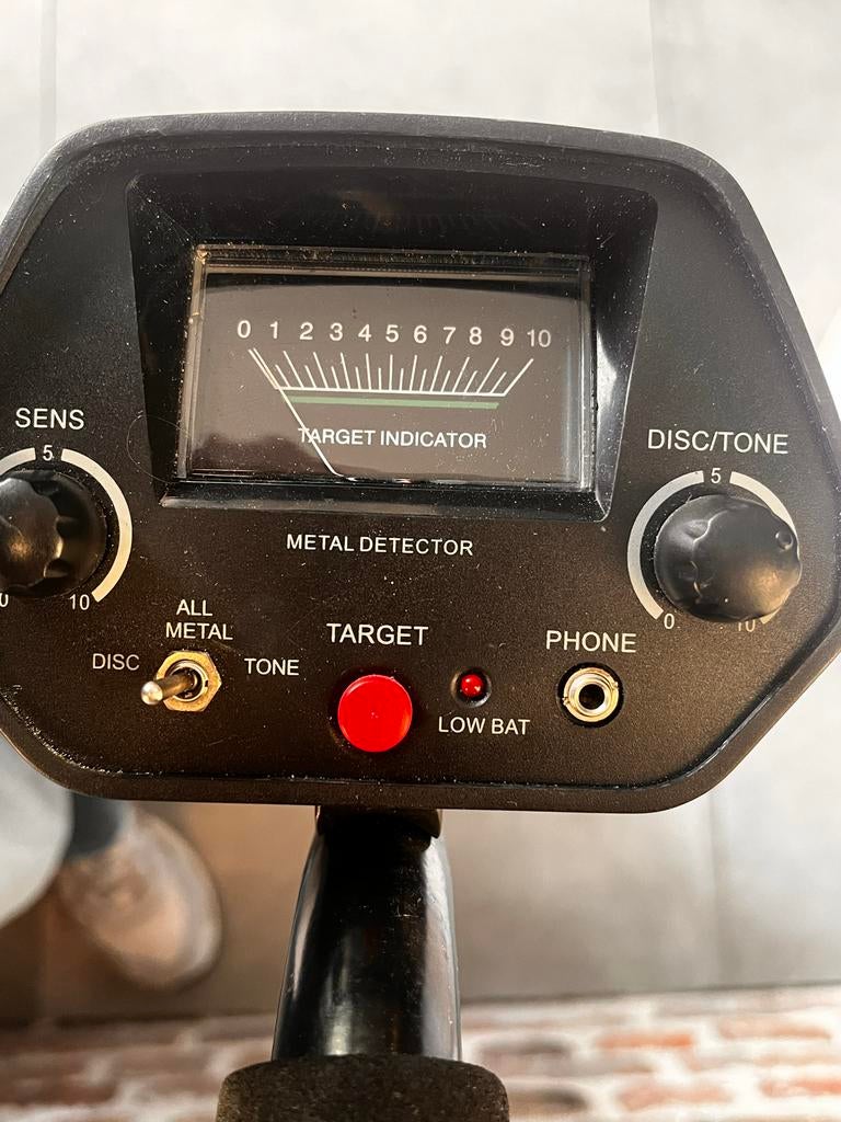 Metaaldetector - Ideaal voor beginners en hobbyisten, Overige merken, Gebruikt, Ophalen of Verzenden, 30 cm of minder