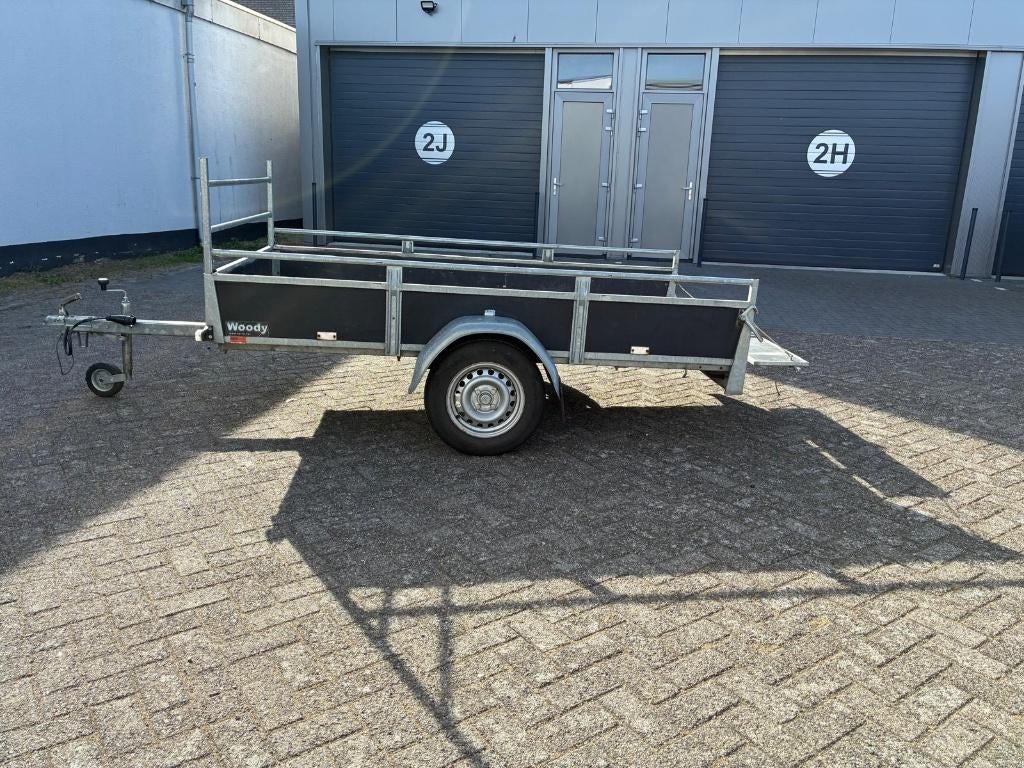 Saris Woody 750 kg. ongeremde enkelas bakwagen, Auto diversen, Ophalen, Gebruikt