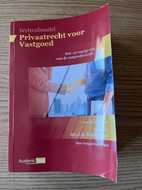 Privaatrecht voor vastgoed Wettenbundel 2 druk, Boeken, Ophalen of Verzenden, Beta, Zo goed als nieuw, HBO