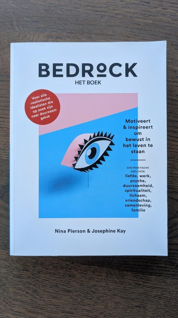 Bedrock: Het Zelfhulpboek voor een Duurzaam Gelukkig Leven, Ophalen of Verzenden, Zo goed als nieuw, Nina pierson