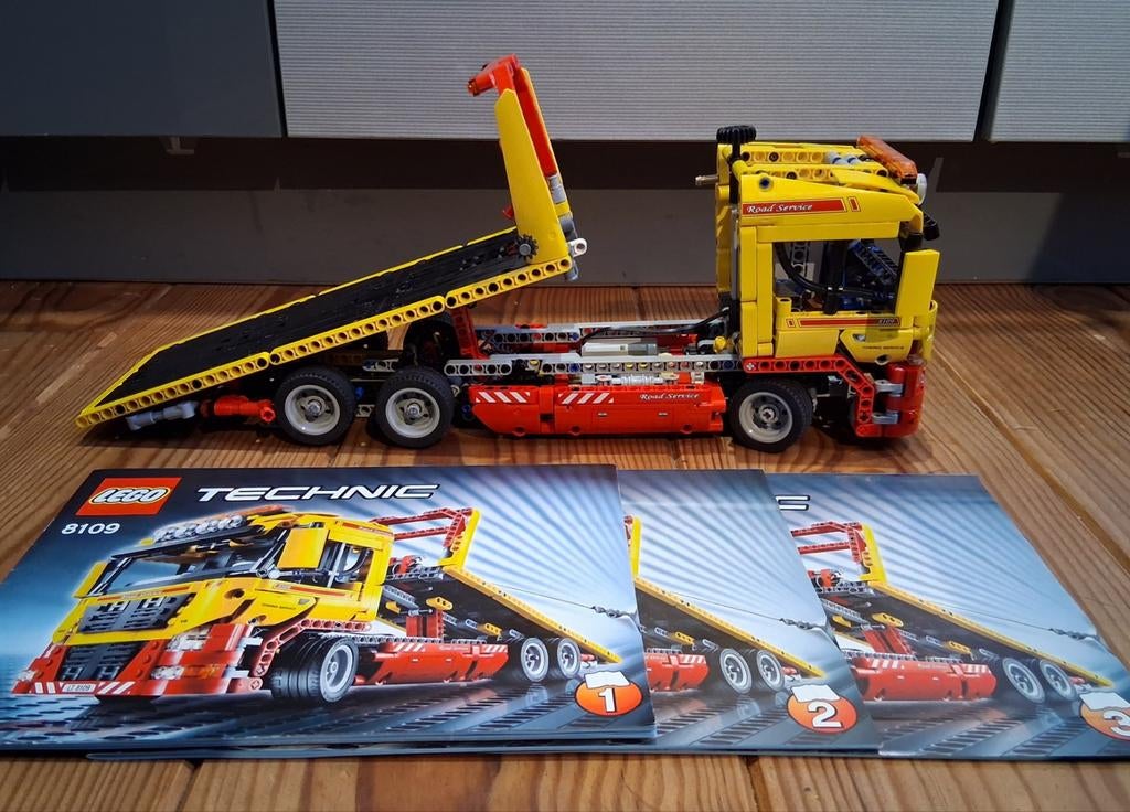 Lego technic laadplatform truck 8109 complete set als nieuw, Ophalen of Verzenden, Zo goed als nieuw