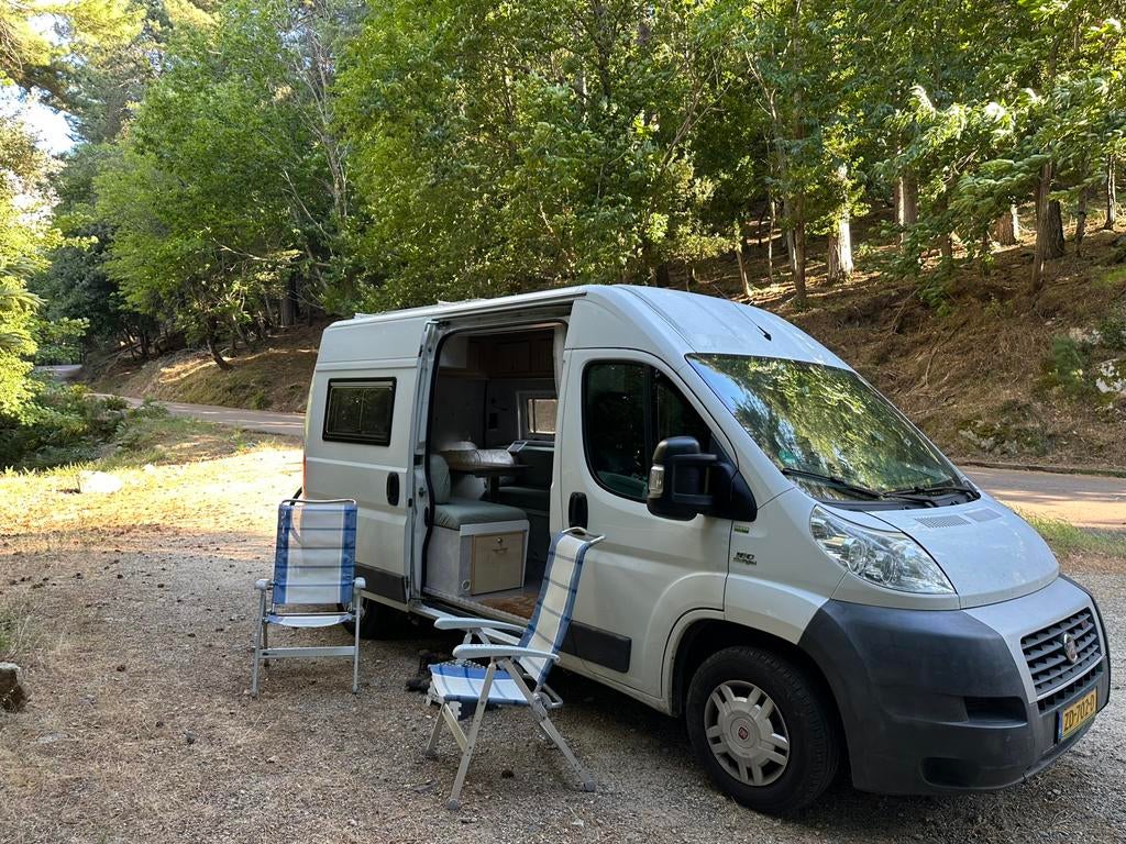 Fiat ducato camper busje L2H2, Caravans en Kamperen, Campers, Buscamper of Camperbus, Luifel, Tot en met 2, Particulier