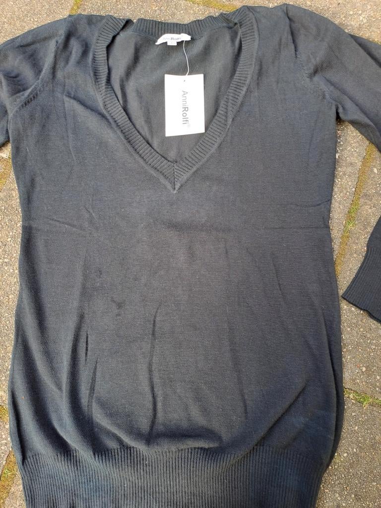 Anni Rolfi grijze trui, maat M, Ophalen of Verzenden, Nieuw, Grijs, Lange mouw