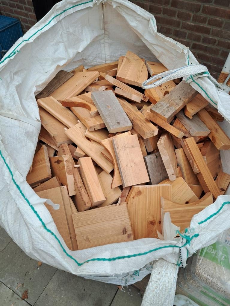 Haardhout brandhout in big bag, Minder dan 3 m³, Ophalen