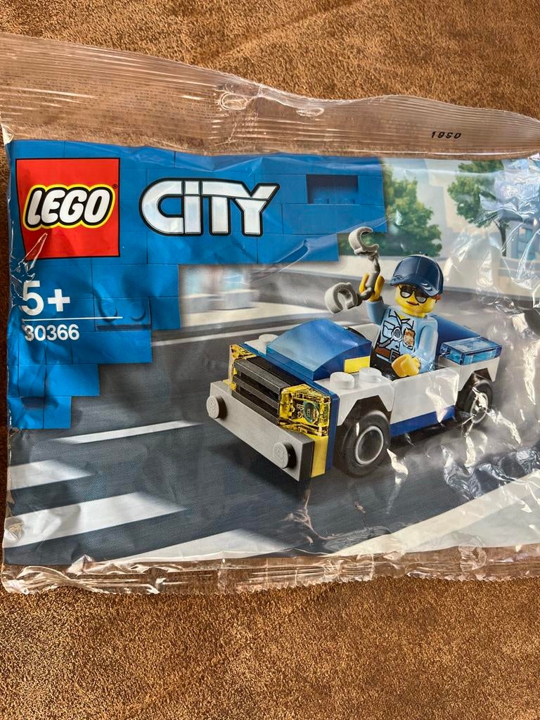 LEGO City Politie Auto Polybag 30366 Nieuw, Inclusief minifiguren, City, Lego, Nieuw