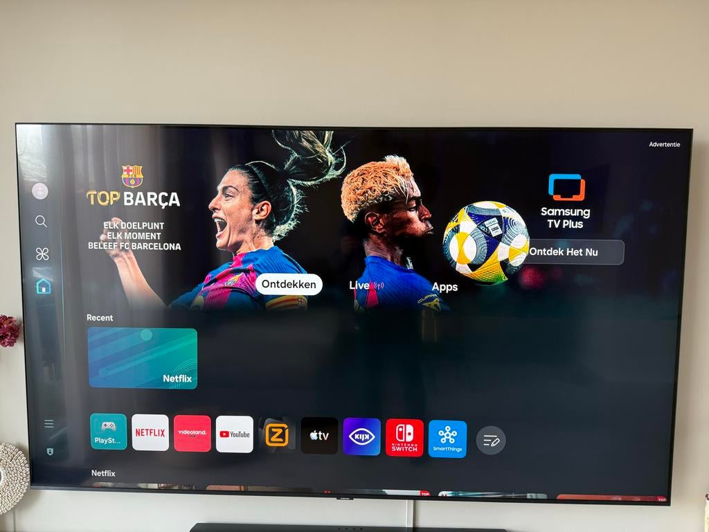 Samsung CU7100 75 inch Smart TV 2023, Audio, Tv en Foto, Televisies, Ophalen, LED, 50 Hz, Zo goed als nieuw