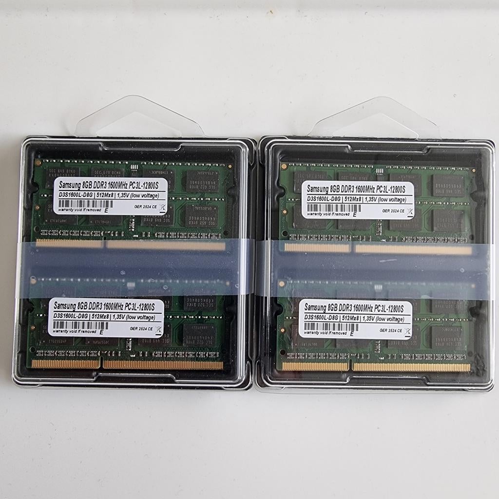 Samsung RAM DDR3  32GB win laptop, Apple  imac, macbook pro, Computers en Software, RAM geheugen, 32 GB, Nieuw, DDR3, Ophalen of Verzenden