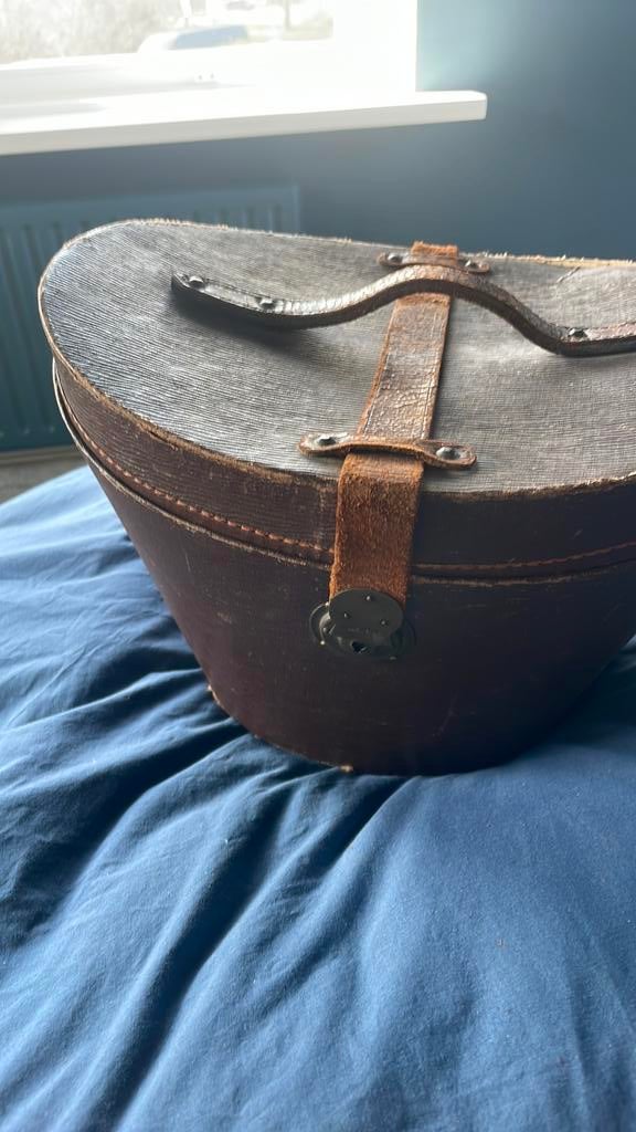 Antieke hoedendoos koffer, Antiek en Kunst, Ophalen of Verzenden