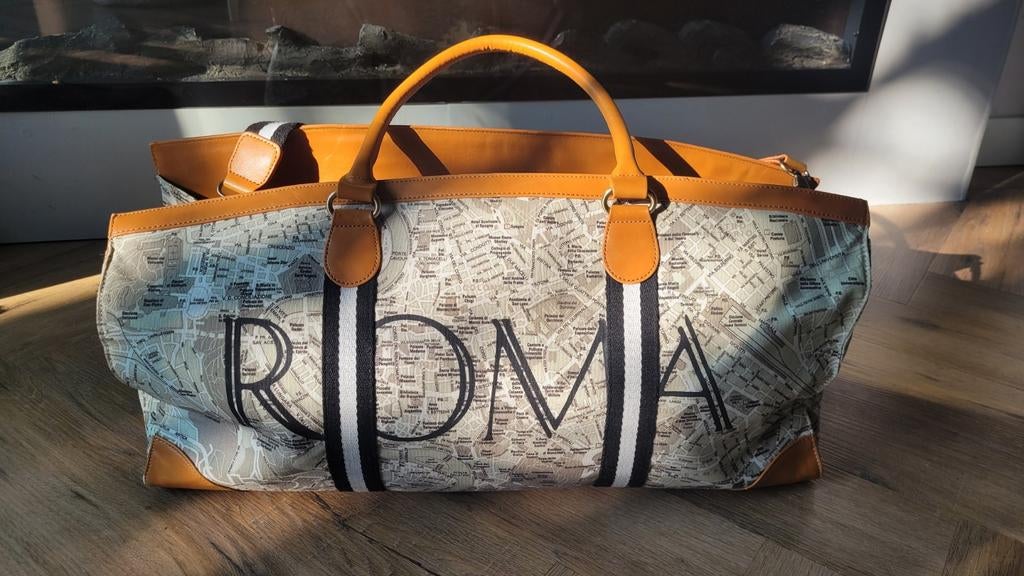 Riviera maison weekend tas roma, Ophalen of Verzenden, Zo goed als nieuw, 30 cm of meer, Minder dan 35 cm