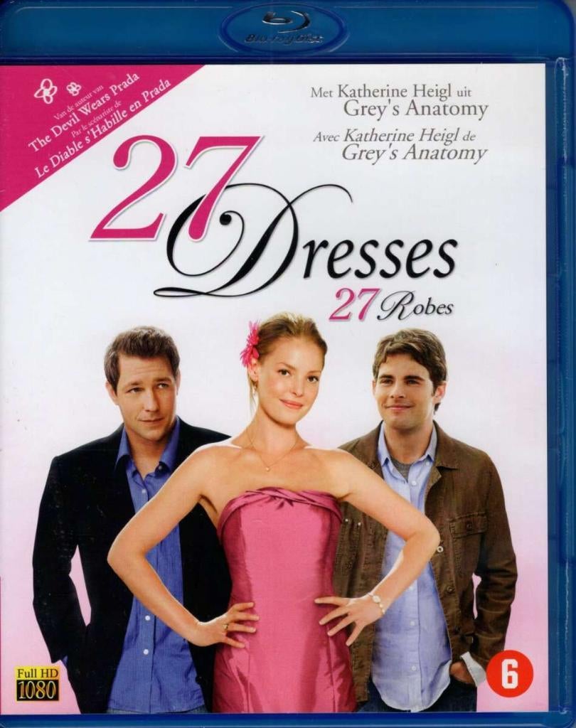 27 Dresses (2008) - Nederlandse uitgave, Verzenden, Zo goed als nieuw, Disney Movies, Dsa@vendorservices.nl