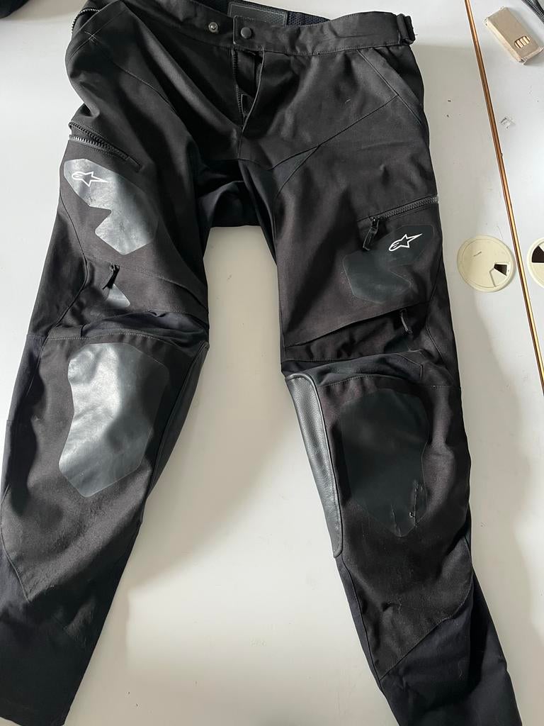 Alpinestars motorbroek textiel/leer - Maat L, Motoren, Kleding | Motorkleding, Ophalen of Verzenden, Tweedehands, Heren, Broek | textiel