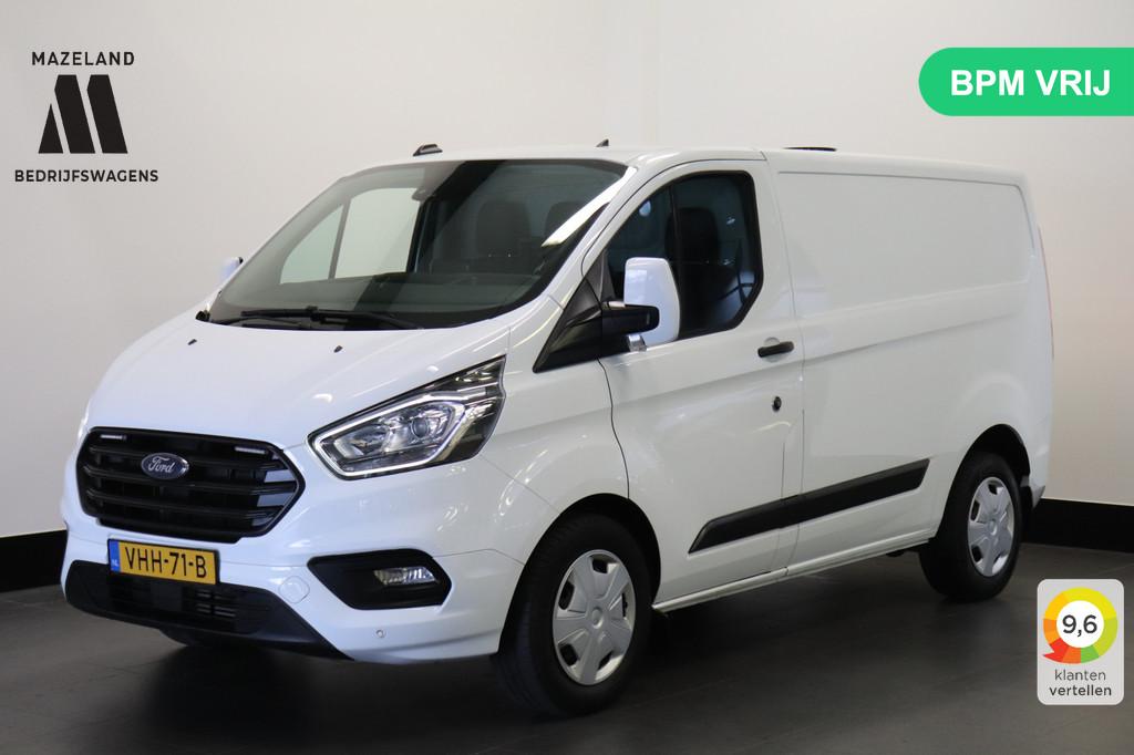 Ford Transit Custom 2.0 TDCI MHEV EURO 6 - Airco - Cruise -, Voorwielaandrijving, Stof, 4 cilinders, Wit