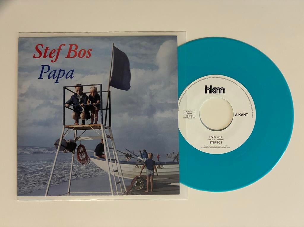 Stef Bos - Papa, Ophalen of Verzenden, 7 inch, Single