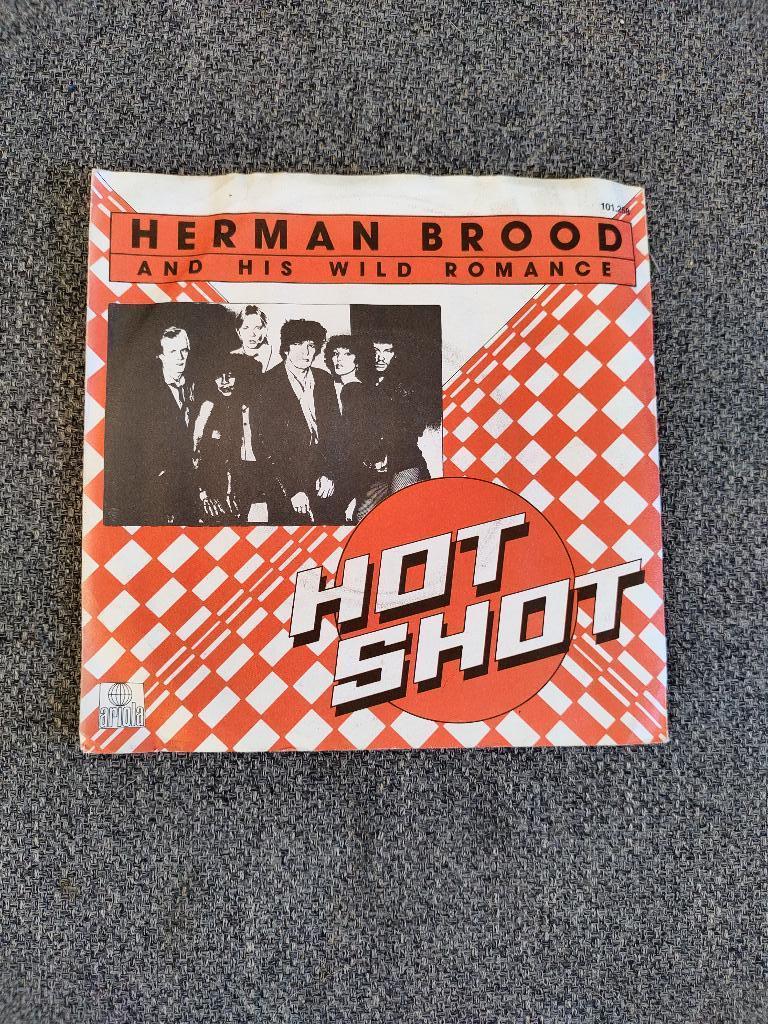 Herman Brood & his Wild Romance 7 inch Hot Shot, Cd's en Dvd's, Vinyl Singles, Gebruikt, 7 inch, Single, Ophalen of Verzenden