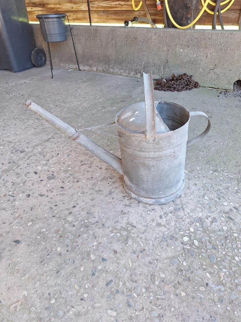 Vintage Zinken Gieter - Decoratief en Functioneel, Tuin en Terras, Ophalen, Gebruikt, Metaal