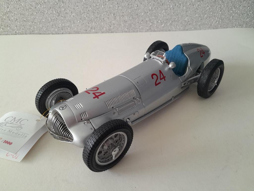 1:18 CMC M-038 Mercedes W154 #24, GP Frankrijk 1938, Hobby en Vrije tijd, Modelauto's | 1:18, Ophalen of Verzenden, Nieuw, Auto