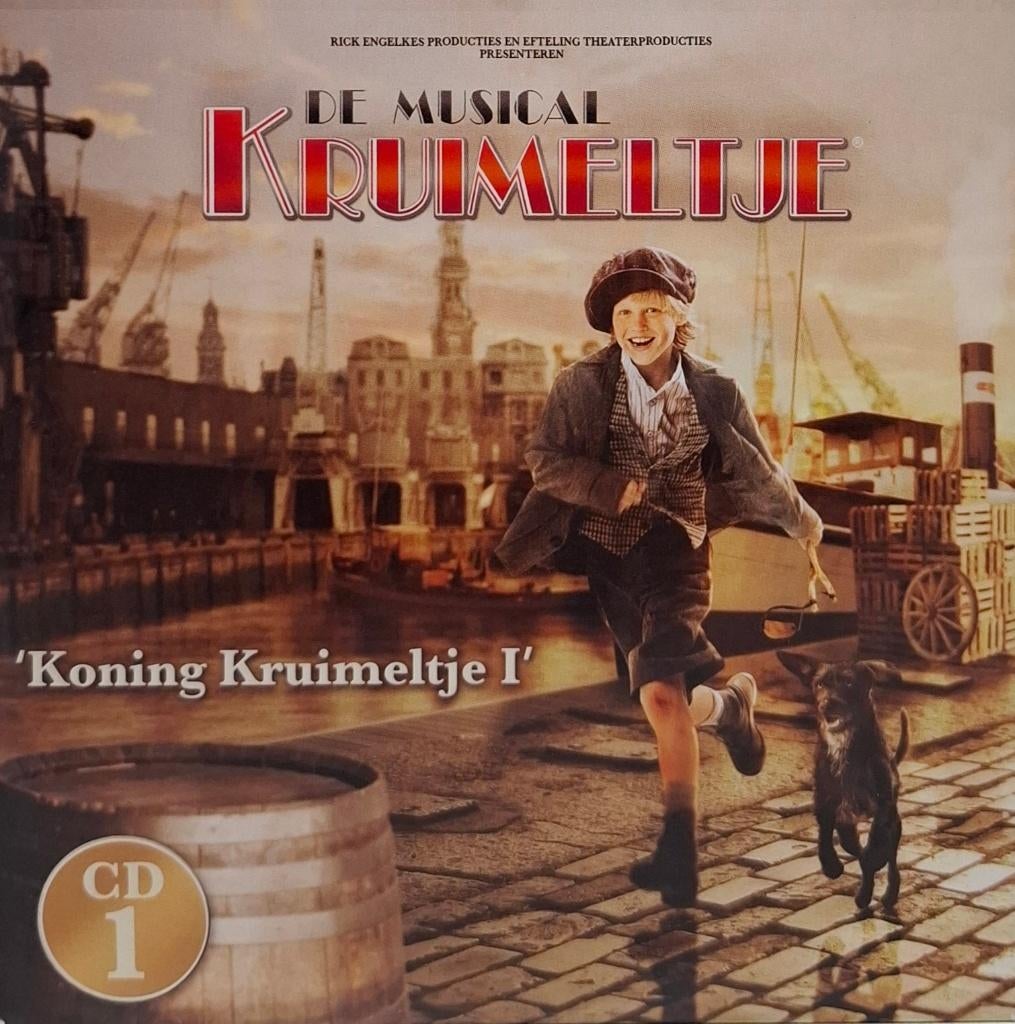 Kruimeltje de musical KRASVRIJE CD, Ophalen of Verzenden, Zo goed als nieuw