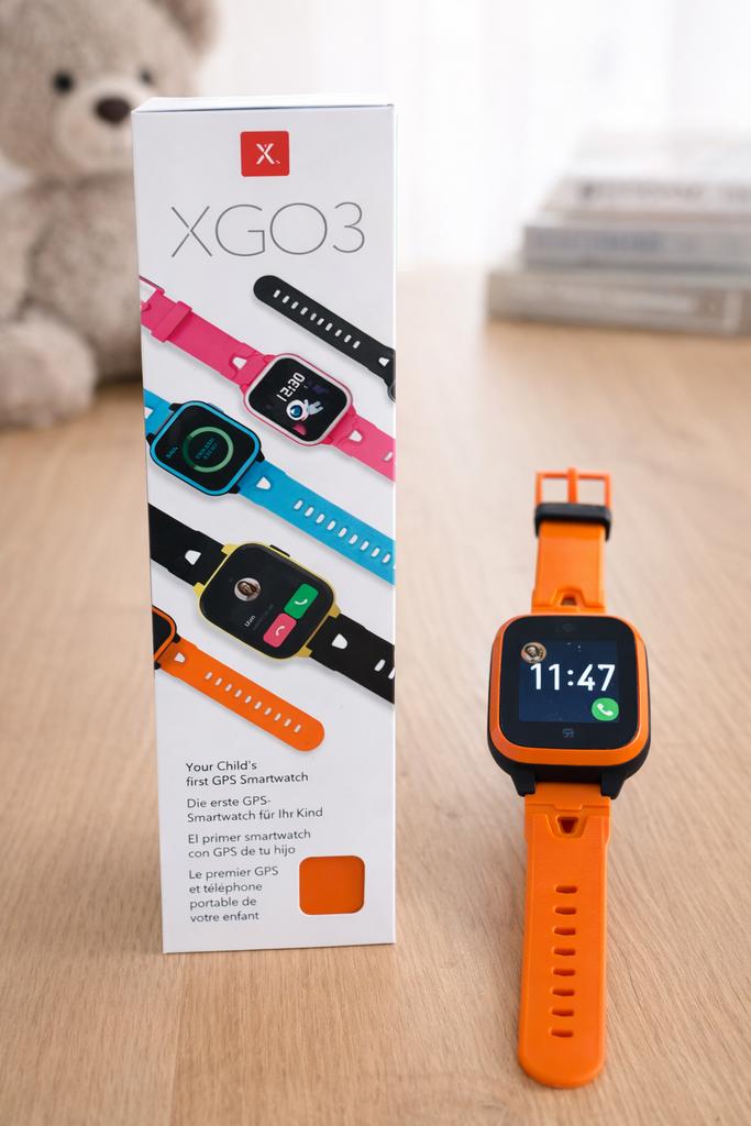 XGO3 GPS Smartwatch voor Kinderen - Oranje, Ophalen, Nieuw, Oranje