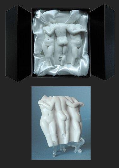 De drie gratiën, Hellenistische reliëf toont de drie gratiën, Ophalen of Verzenden