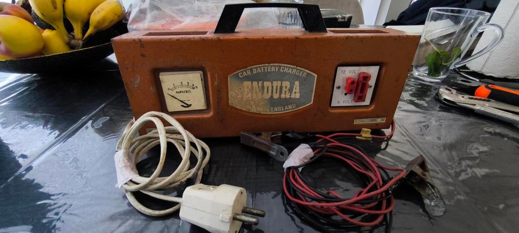 Oude 12v/6v acculader, Ophalen