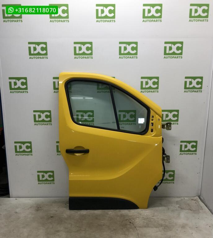 Renault Trafic ('14-'21) Voorportier rechts geel, Gebruikt, Ophalen of Verzenden, Renault, Voor
