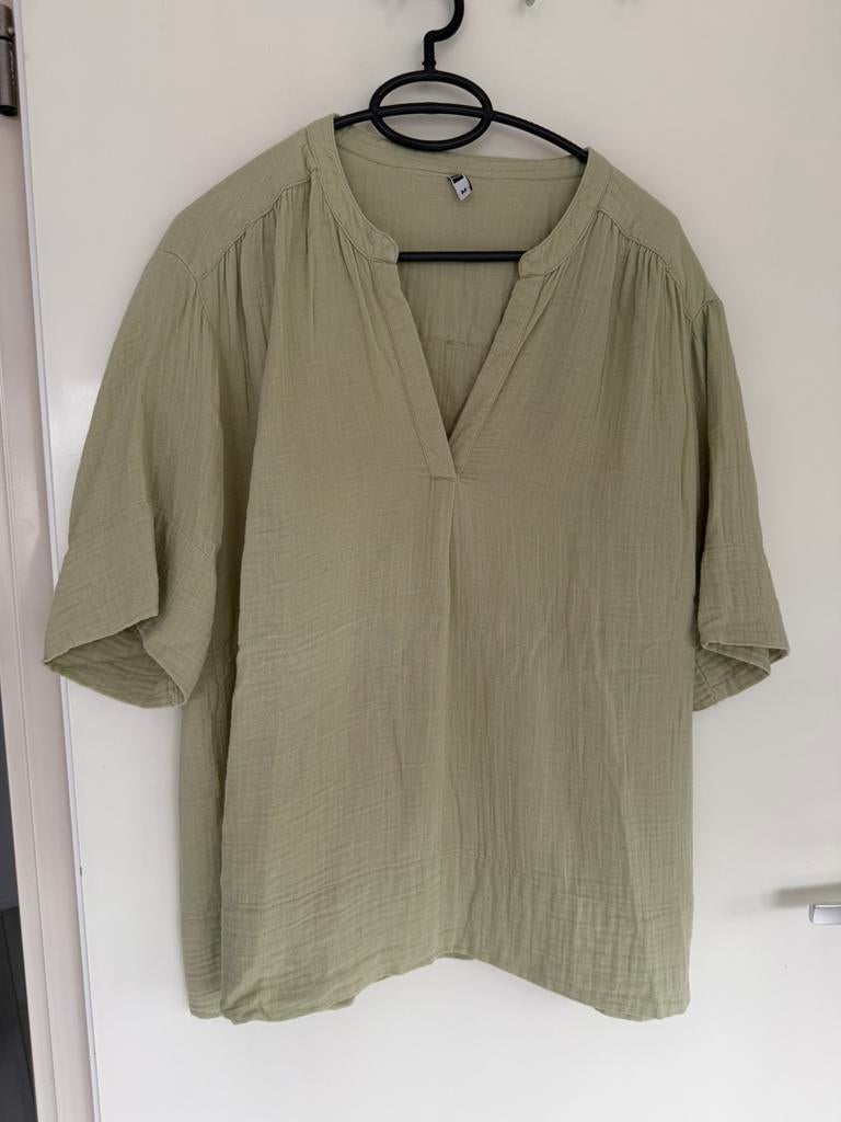 Hema t-shirt katoen maat M, Kleding | Dames, Ophalen of Verzenden, Zo goed als nieuw, Korte mouw