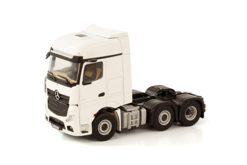 WHITE LINE; MERCEDES-BENZ ACTROS MP5 BIG, Hobby en Vrije tijd, Modelauto's | 1:50, Nieuw, Ophalen of Verzenden, Bus of Vrachtwagen