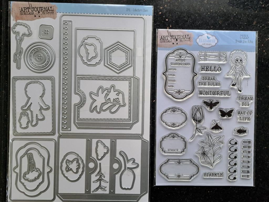 ECD ATC SPECIAL KIT SET STEMPEL SNIJMAL ELIZABETH CRAFT, Ophalen of Verzenden, Nieuw, Clearstamp