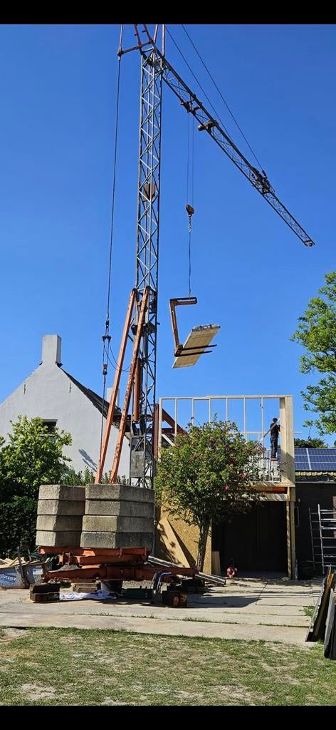 Bouwkraan Acromet 16S met wielset, pallethaak, puinbak, Zakelijke goederen, Machines en Bouw | Kranen en Graafmachines, Ophalen