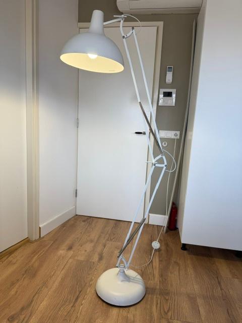 Staande lamp retro industrieel, Ophalen, Gebruikt, Retro Industrieel, Metaal