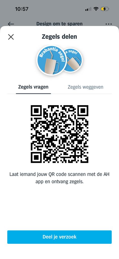 Gezocht: AH brabantia zegels, Verzamelen, Supermarktacties, Ophalen of Verzenden