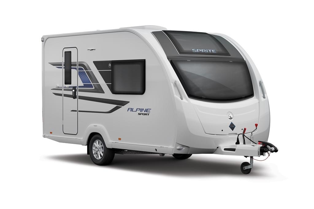 Sprite alpine sport EK   De meest recente van de serie, Tot en met 2, 750 - 1000 kg, Particulier, Dwarsbed