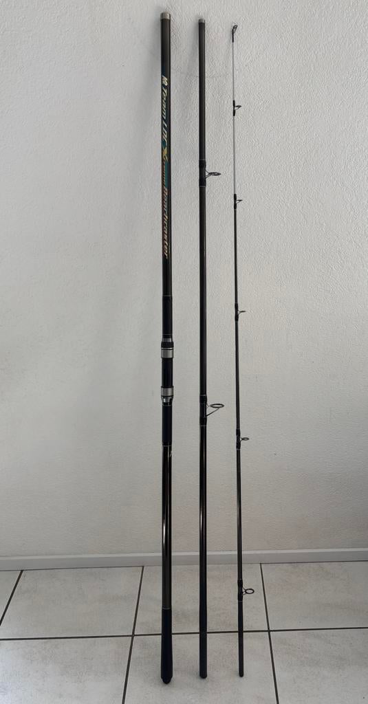 Zeehengel: k2 team ldc titanium  treme beachcaster, Ophalen, Zo goed als nieuw, Werphengel