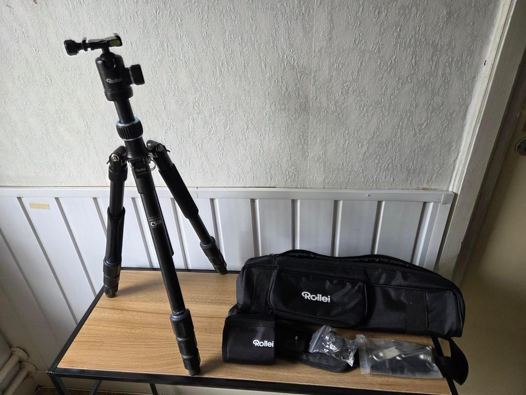 Rollei C50i Statief - Compact en Veelzijdig, Audio, Tv en Foto, Fotografie | Statieven en Balhoofden, Zo goed als nieuw, 150 tot 175 cm