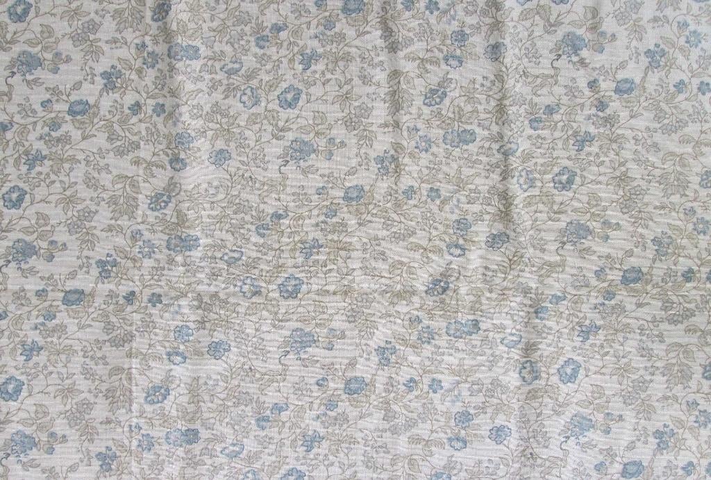 Quilt Patchwork Wenskaarten knutselstofje nr 2795 bloemen, Blauw, Ophalen of Verzenden, Zo goed als nieuw, 30 tot 120 cm