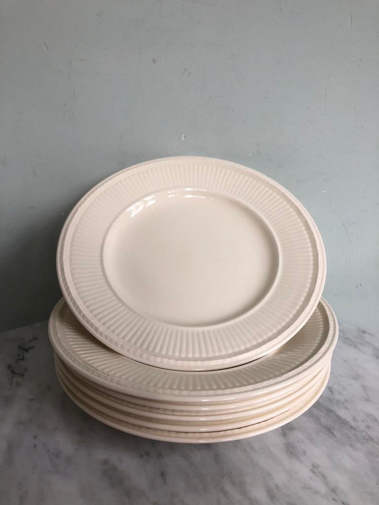 Nieuw 6 Wedgwood Edme gebaksbordjes 18 cm. doorsnede., Huis en Inrichting, Keuken | Servies, Nieuw, Ophalen of Verzenden, Bord(en)