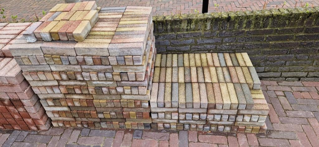 Gebruikte Klinkers voor Tuin of Oprit, Tuin en Terras, Tegels en Klinkers, Ophalen, Gebruikt, Klinkers, 5 tot 10 m²