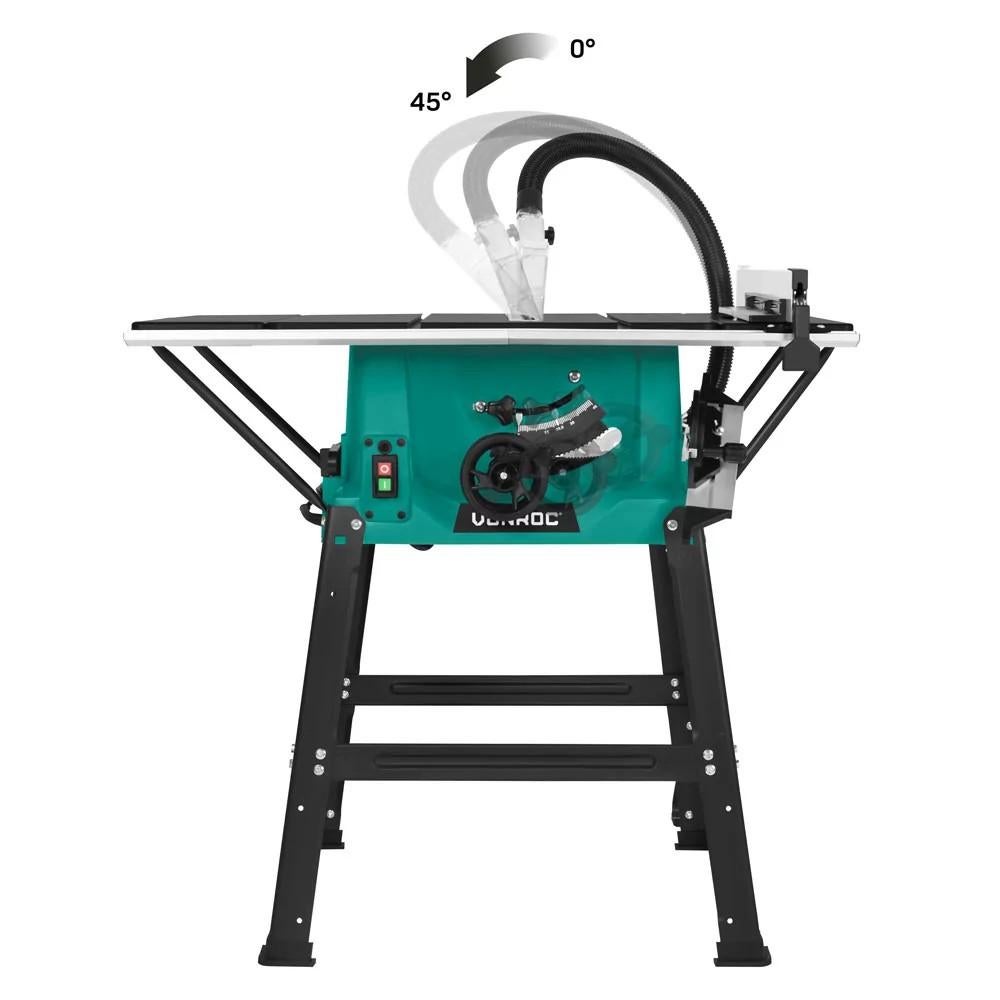 VONROC Zaagtafel 2000W-Ø250mm-Groot werkblad-NIEUW in doos!!, Doe-het-zelf en Verbouw, Gereedschap | Zaagmachines, Ophalen, Cirkelzaag