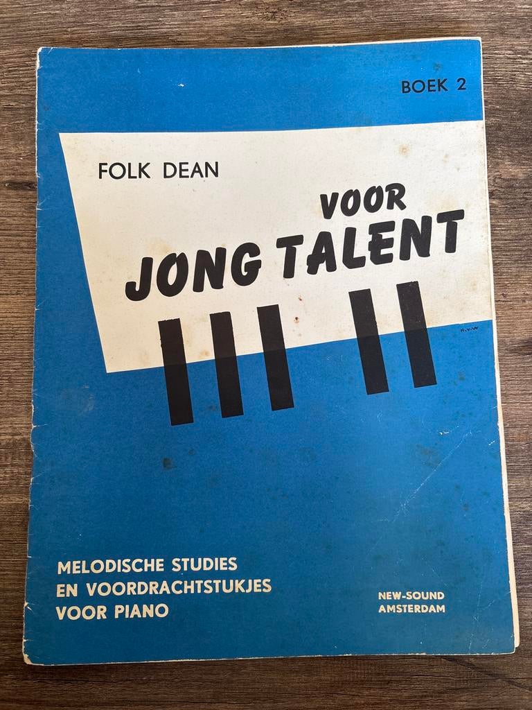 Folk Dean - Voor Jong Talent Boek 2, Muziek en Instrumenten, Bladmuziek, Gebruikt, Klassiek, Ophalen of Verzenden, Artiest of Componist