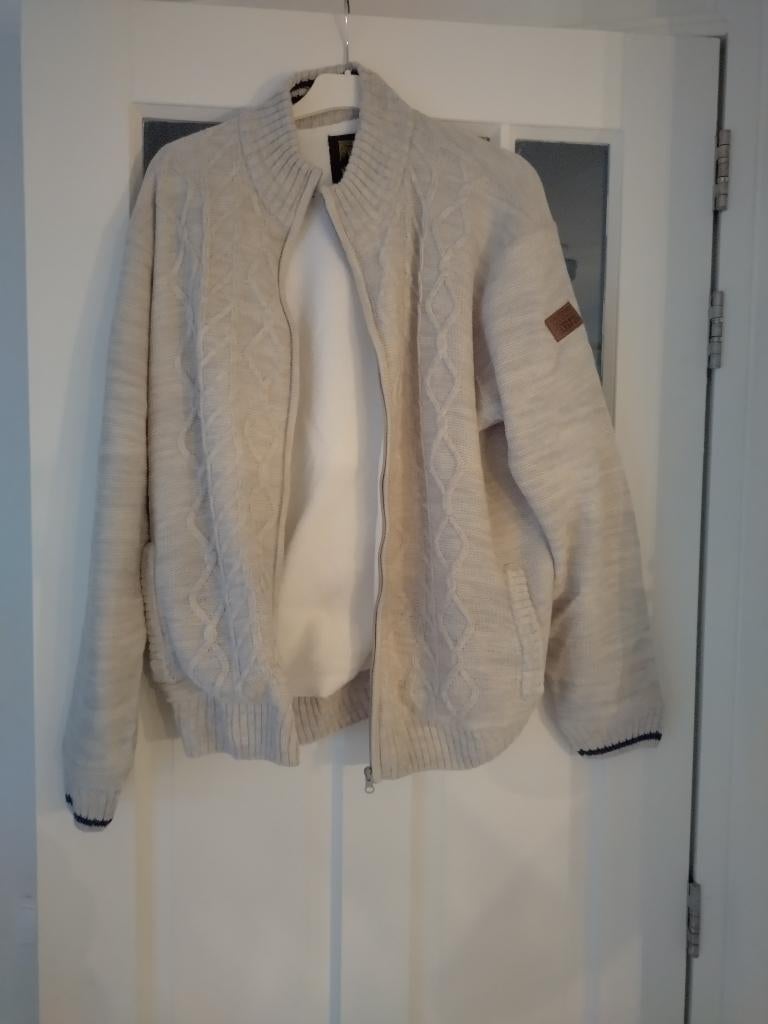 Vest met kabels nieuw xxl, Ophalen of Verzenden, Nieuw, Overige maten, Beige